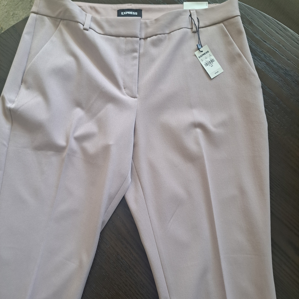 Express Women's Light Tan Trousers